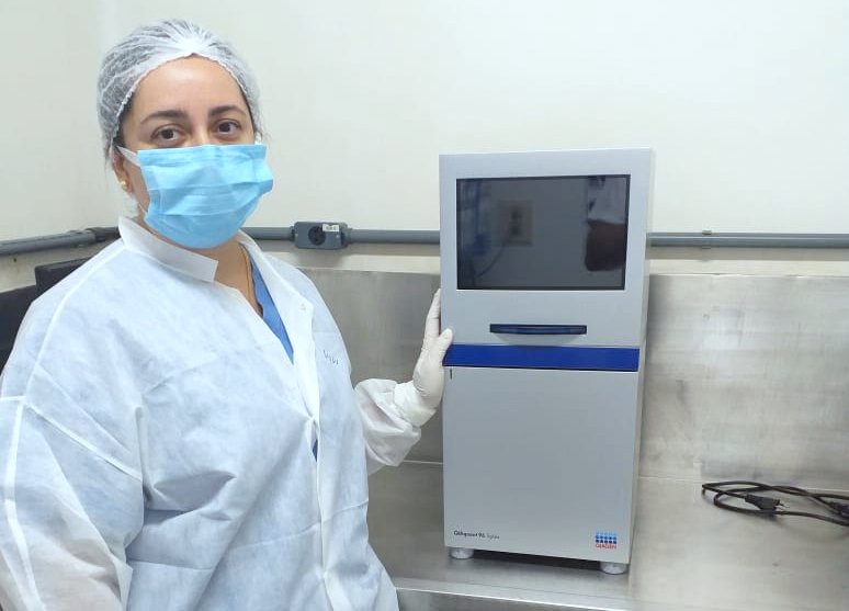 Com o novo equipamento o Lacen terá capacidade a liberação de até 2 mil exames diariamente - Foto: Divulgação Governo do Tocantins
