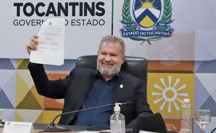 Na oportunidade, o governador destacou os esforços da Gestão para alcançar uma boa governança - Foto: Divulgação Governo do Tocantins.