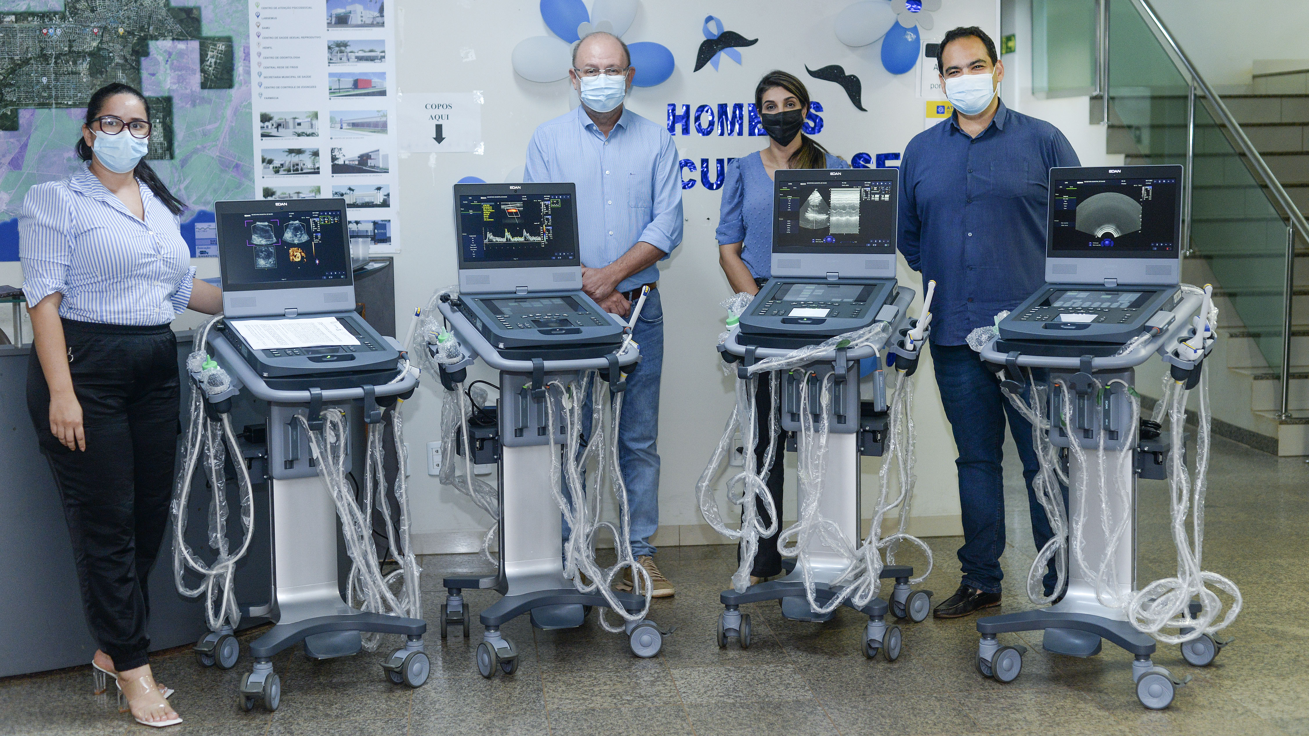 Os equipamentos possuem visualização em 4D e uma vasta possibilidade de diagnósticos - Foto: Divulgação Prefeitura de Palmas.
